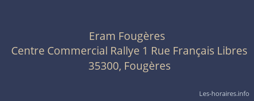 Eram Fougères