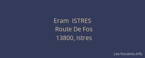 Eram  ISTRES