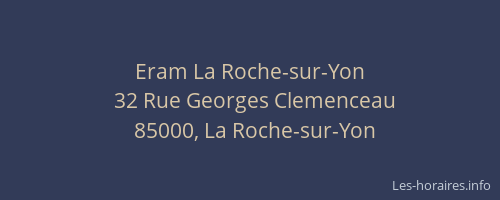 Eram La Roche-sur-Yon