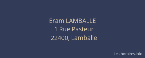 Eram LAMBALLE
