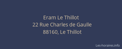 Eram Le Thillot