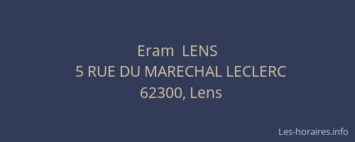 Eram  LENS