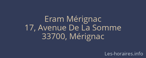 Eram Mérignac