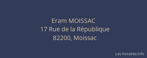 Eram MOISSAC