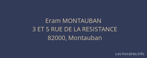 Eram MONTAUBAN
