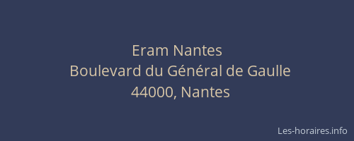 Eram Nantes