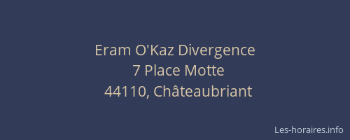Eram O'Kaz Divergence
