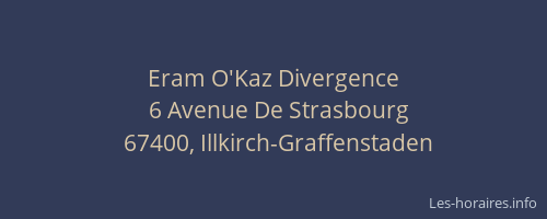 Eram O'Kaz Divergence