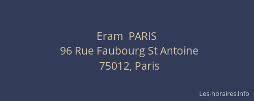Eram  PARIS