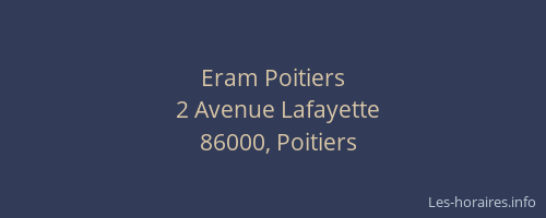 Eram Poitiers
