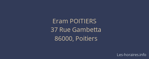 Eram POITIERS