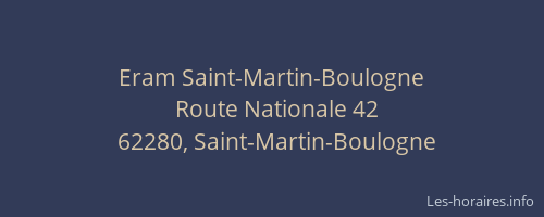 Eram Saint-Martin-Boulogne