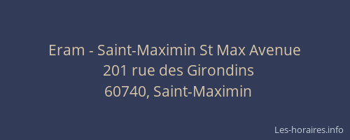 Eram - Saint-Maximin St Max Avenue
