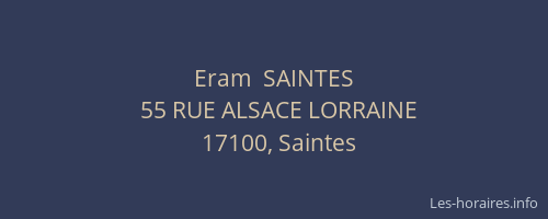 Eram  SAINTES