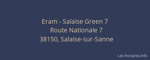 Eram - Salaise Green 7