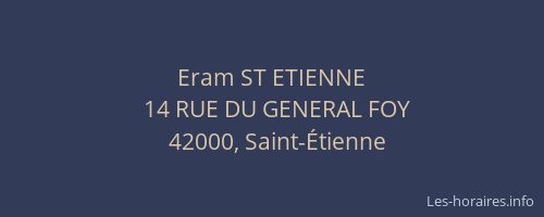 Eram ST ETIENNE