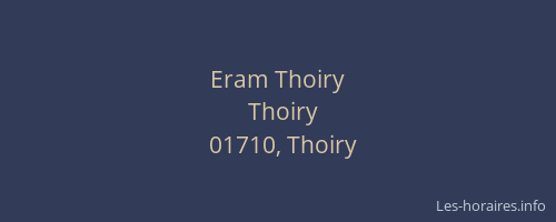 Eram Thoiry