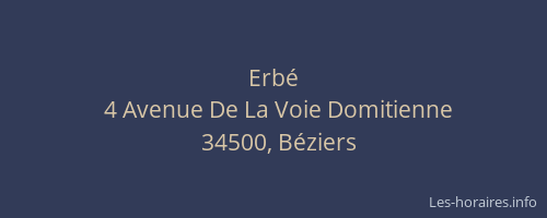 Erbé