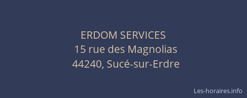 ERDOM SERVICES