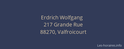 Erdrich Wolfgang