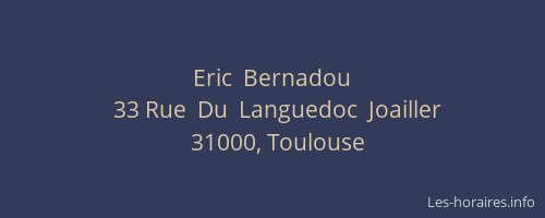Eric  Bernadou