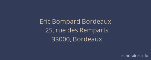 Eric Bompard Bordeaux