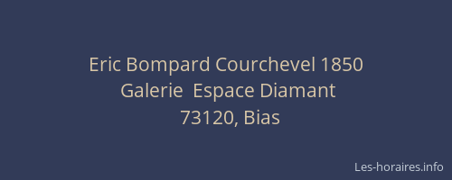 Eric Bompard Courchevel 1850