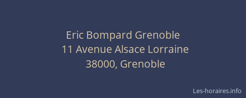 Eric Bompard Grenoble