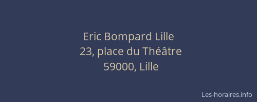 Eric Bompard Lille