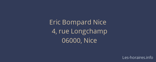 Eric Bompard Nice