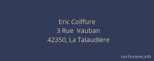 Eric Coiffure