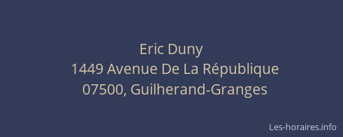 Eric Duny