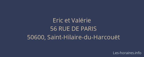 Eric et Val&eacute;rie