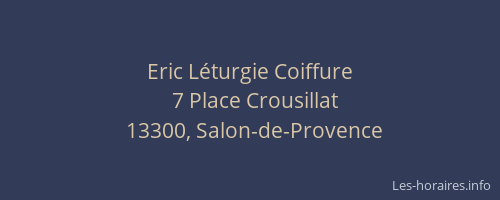 Eric Léturgie Coiffure