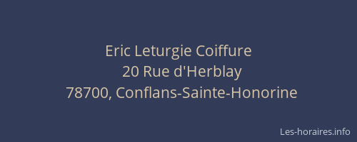 Eric Leturgie Coiffure