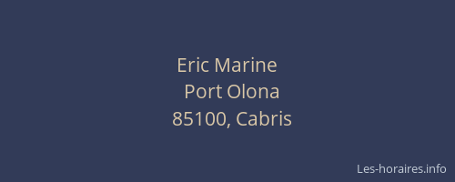 Eric Marine
