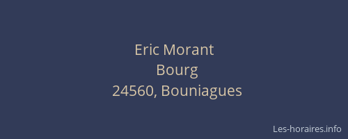 Eric Morant