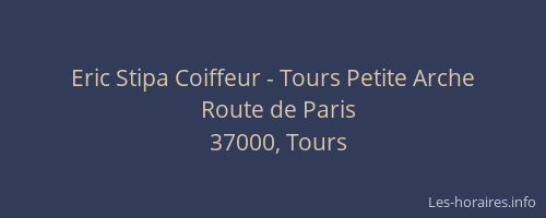 Eric Stipa Coiffeur - Tours Petite Arche