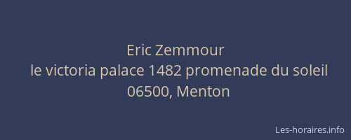 Eric Zemmour