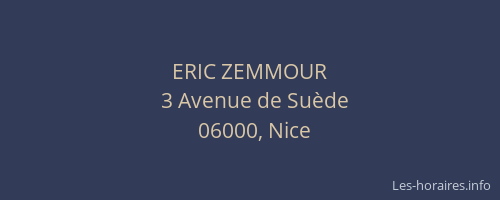 ERIC ZEMMOUR