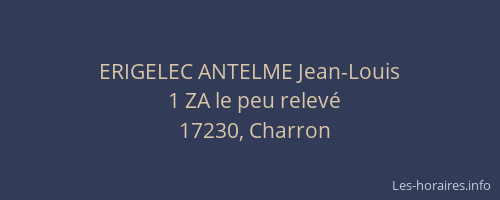 ERIGELEC ANTELME Jean-Louis