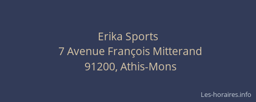 Erika Sports