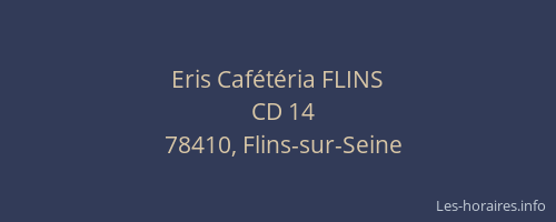 Eris Caf&eacute;t&eacute;ria FLINS