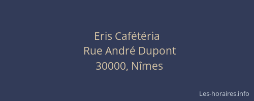 Eris Cafétéria
