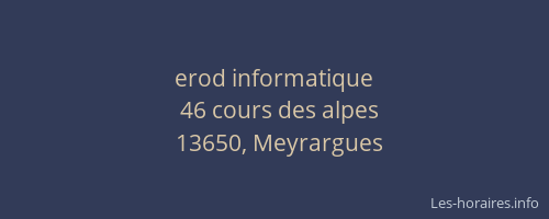 erod informatique