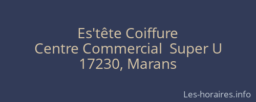 Es'tête Coiffure