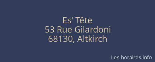 Es' Tête