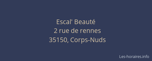 Escal' Beauté