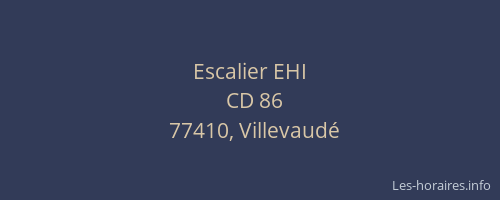 Escalier EHI