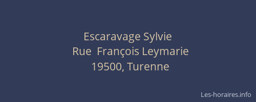 Escaravage Sylvie